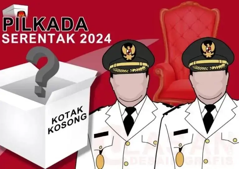 ilustrasi pilkada serentak 2024, pada 41 daerah calon tunggal melawan kotak kosong/Divipromedia.com