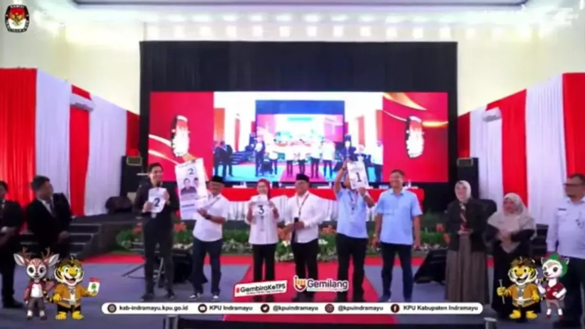 undian nomor urut pasalon pilkada Indramayu/Divipromedia.com
