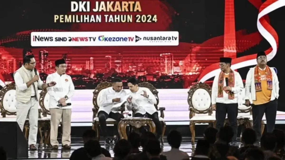 Tiga Pasangan Calon Gubernur DKI Jakarta Paparkan Solusi Kemacetan dalam Debat Perdana/divipromedia.com