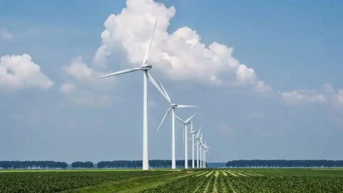 Ilustrasi rencana pembangunan Pembangkit Listrik Tenaga Bayu (PLTB) oleh PT Cirebon Tenaga Bayu di Kabupaten Cirebon.