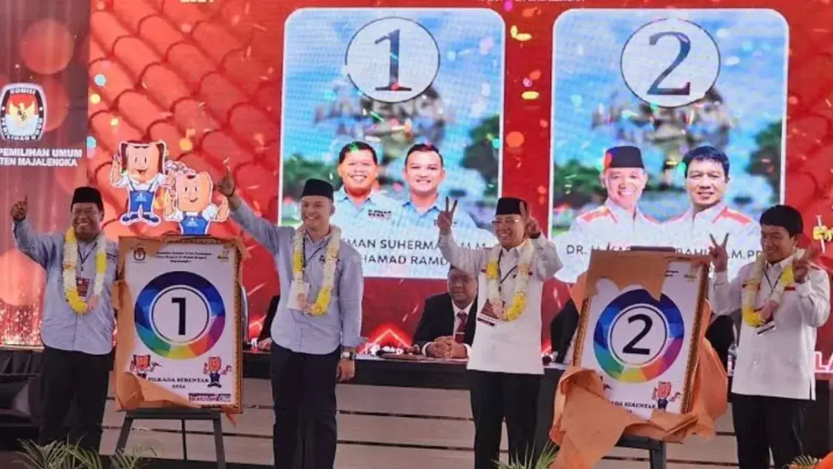 Debat Perdana Pilkada Majalengka 2024, Uji Visi Misi Dua Paslon.