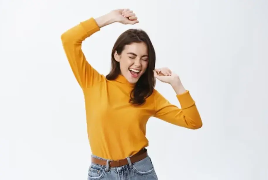 ilustrasi seseorangyang merasa bahagia. Foto: Freepik