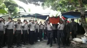 ilustrasi prosesi upacara pemakaman gugur dalam tugas