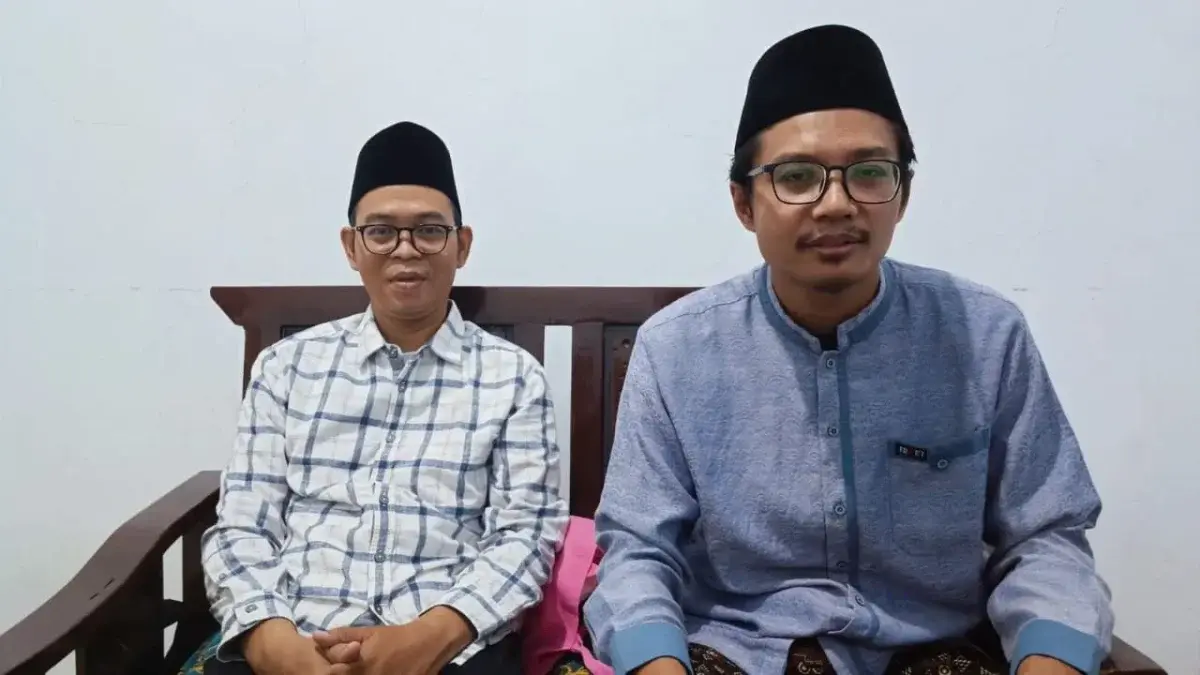 Ketua Panitia HSN 2024 Masyhari (Sebelah Kanan), didampingi sekretaris HSN Akhmad Rofahan (Kiri) 