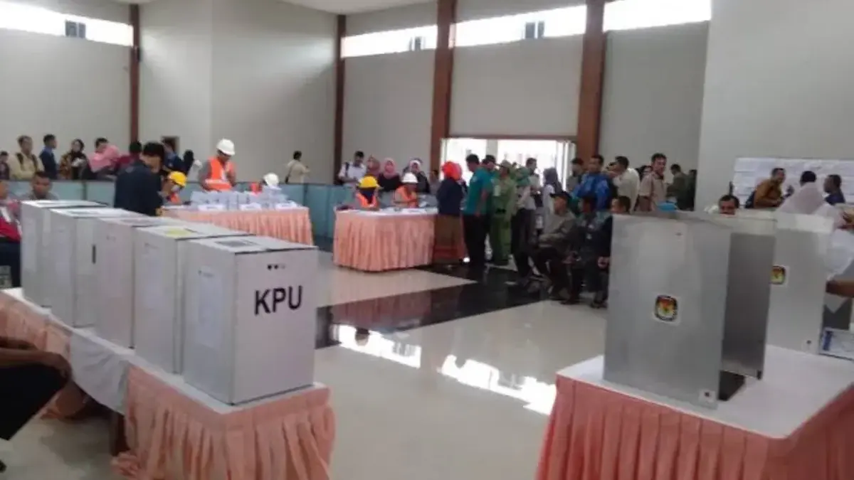 Ilustrasi simulasi TPS Pemilu