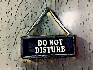 Ilustrasi foto papan bertuliskan Do Not Disturb. FOTO: Pixabay.com/Divipromedia.com 