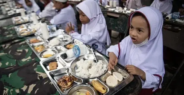 Ilustrasi Program makan bergizi Ilustrasi Program makan bergizi