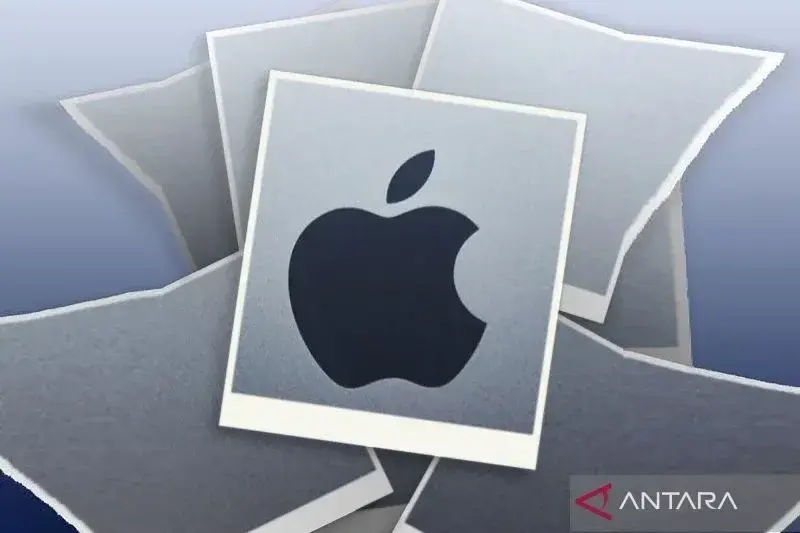 Ilustrasi Logo Apple. ANTARA/Sizuka