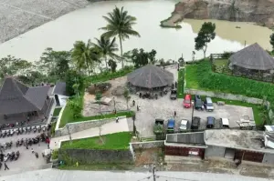 Bendungan Jlantah di Kabupaten Karanganyar, Jawa Tengah. ANTARA/HO- Kementerian PU