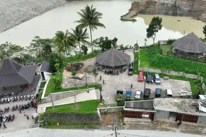 Bendungan Jlantah di Kabupaten Karanganyar, Jawa Tengah. ANTARA/HO- Kementerian PU
