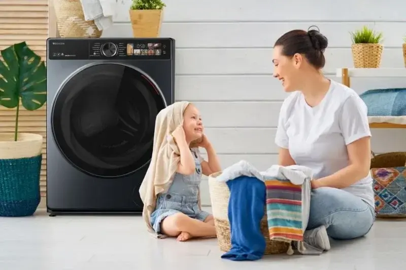 Ilustrasi mesin cuci Toshiba (ANTARA/HO)