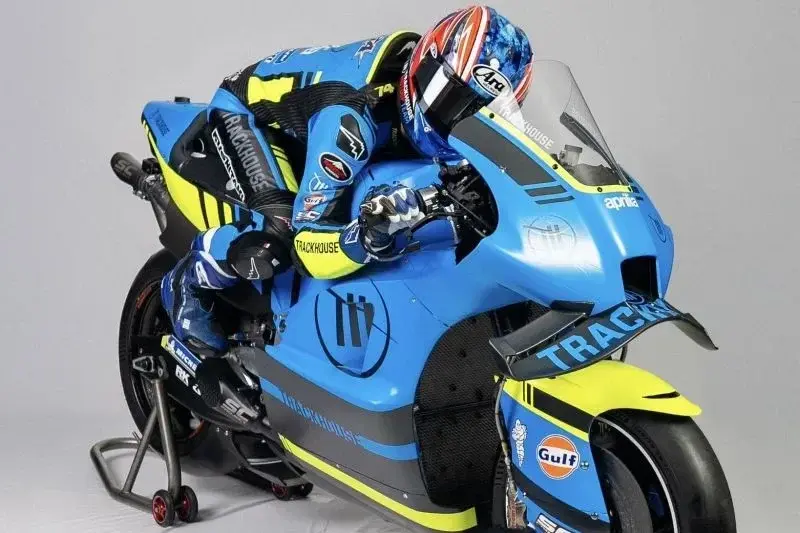 Tampilan livery Trackhouse Racing untuk MotoGP 2025. (X/TrackhouseMoto)