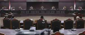 Ilustrasi Sidang MK.* Dok. Mahkamah Konstitusi