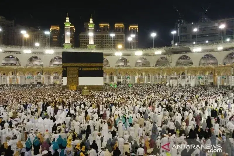 Ilustrasi - Suasana Masjidil Haram, Mekkah, Arab Saudi, saat pelaksanaan ibadah haji. (ANTARA News/ Anom Prihantoro.)