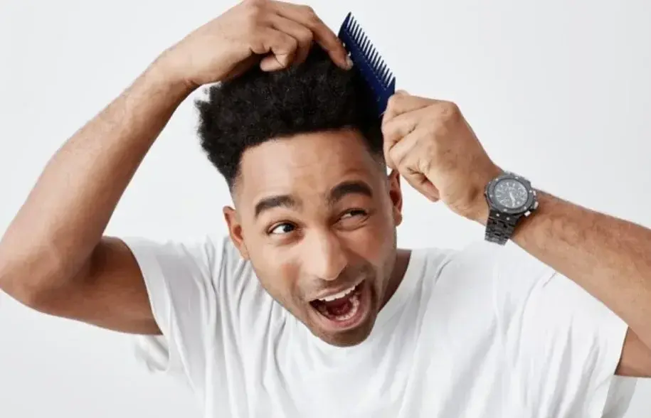 Ilustrasi perawatan rambut pria. Foto: Freepik