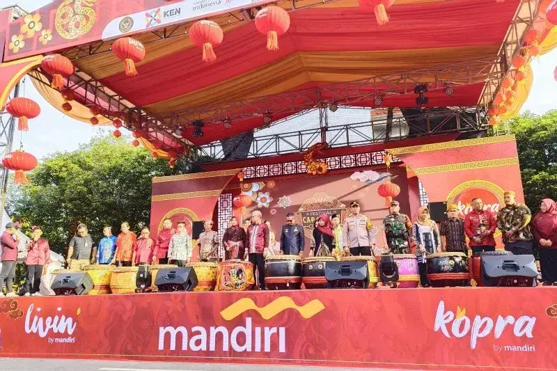 Pembukaan Festival Cap Go Meh di Kota Pontianak. Kegiatan berlangsung mulai dari 6 -12 Februari 2025 (ANTARA/Dedi)