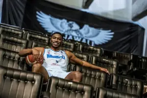 Pemain asing Rajawali Medan, Tyrell Corbin. (ANTARA/HO-IBL)