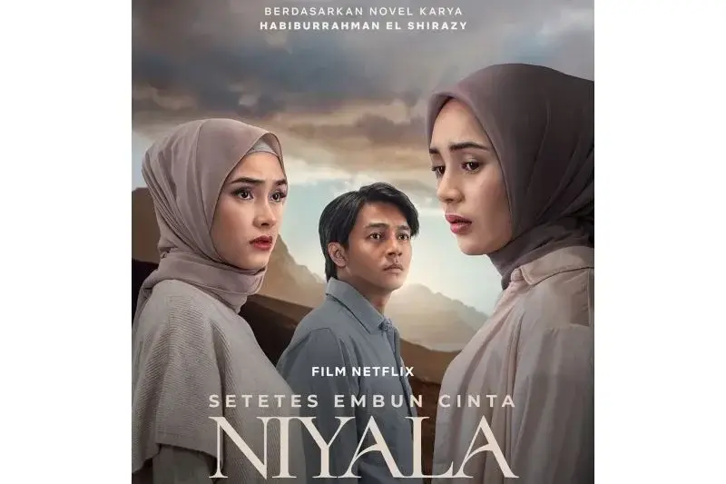 Poster film "Setetes Embun Cinta Niyala". (ANTARA/HO-Netflix)