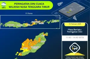 Perkiraan cuaca di NTT (ANTARA/HO-BMKG)