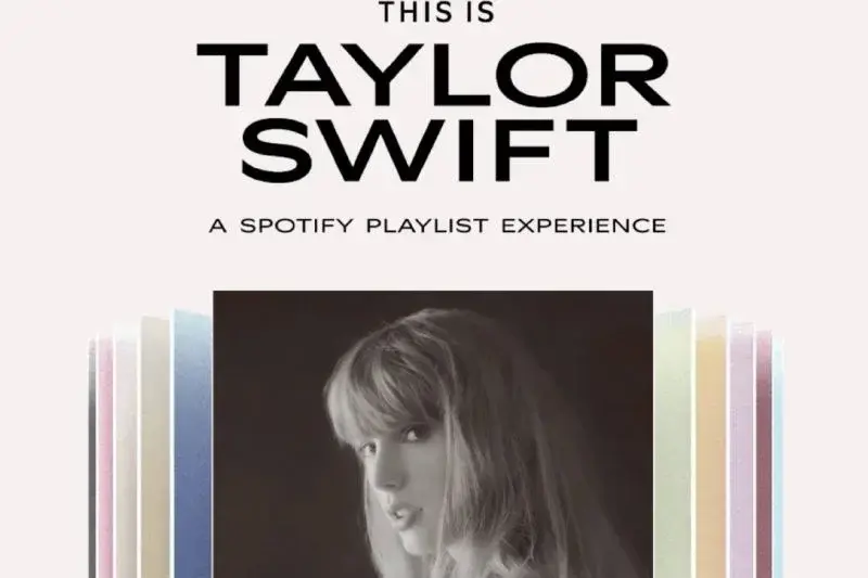 Poster pameran “This Is Taylor Swift: A Spotify Playlist Experience”. (ANTARA/HO-Spotify)