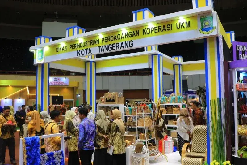 Sebanyak 12 UMKM Kota Tangerang menampilkan produk unggulan pada International Handicraft Trade Fair (INACRAFT) 2025 di Jakarta. ANTARA/HO-Pemkot Tangerang