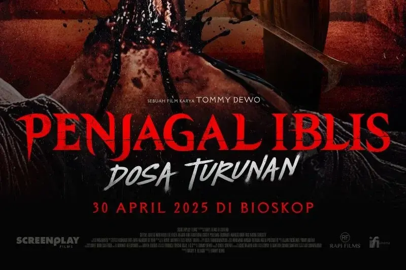 Poster film "Penjagal Iblis: Dosa Turunan". (ANTARA/HO-Screenplay Films)
