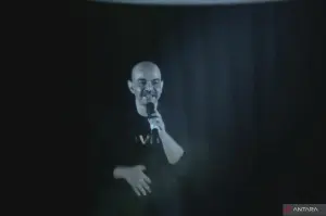 Country Manager Viu Avijit Dutta dalam acara gala premier serial "Saudade" di kawasan Senayan, Jakarta, Senin (3/3/2025). ANTARA/Abdu Faisal