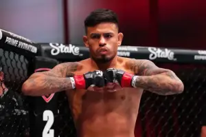 Petarung kelas terbang UFC Brandon Royval akan menghadapi Manel Kape pada ajang UFC 317 yang berlangsung di T-Mobile Arena, Las Vegas, 28 Juni mendatang. (Laman MMA Fighting/Chris Unger/Zuffa LLC)