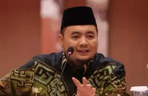 Ketua KPU RI, Afifuddin, dalam keterangan pers di Jakarta. (Dok.Humas KPU RI)