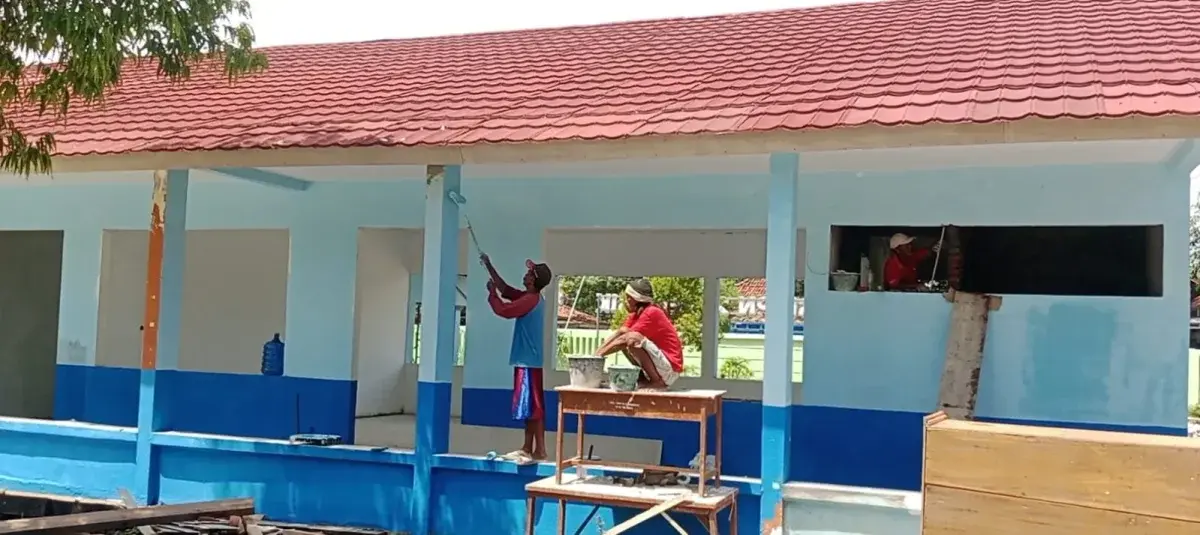 kondisi SMPN 2 Gegesik, sedang di lakukan Revitalisasi Sekolah atau Rehabilitasi anggaran bersumber dari APBN Tahun 2025. (dok.Afif Setiawan) kondisi SMPN 2 Gegesik, sedang di lakukan Revitalisasi Sekolah atau Rehabilitasi anggaran bersumber dari APBN Tahun 2025. (dok.Afif Setiawan)