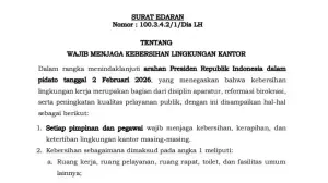 Bupati Imron Respons Instruksi Presiden Prabowo Subianto dengan Gerakan Bersih Kantor ASN