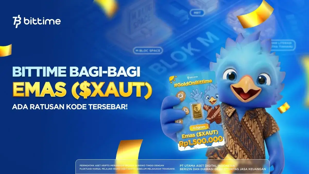 Bittime Hadirkan Kampanye #FindingGoldInBlokM Bagikan Emas (XAUT) di Tengah Gejolak Pasar Ekonomi Global Bittime Hadirkan Kampanye #FindingGoldInBlokM Bagikan Emas (XAUT) di Tengah Gejolak Pasar Ekonomi Global