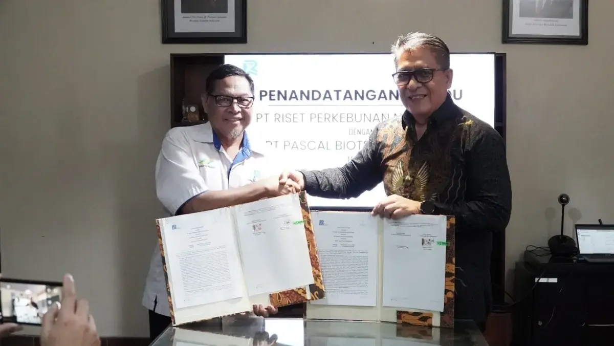 Holding Perkebunan Nusantara Dorong Sinergi Riset dan Industri, PT RPN Jalin Kemitraan Strategis dengan Pascal Biotech