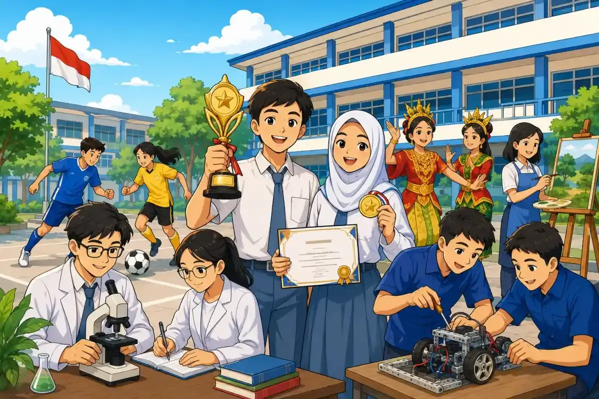 Ilustrasi Sekolah Manusia Unggul (Maung) di SMA dan SMK./* (Foto: Ist)
