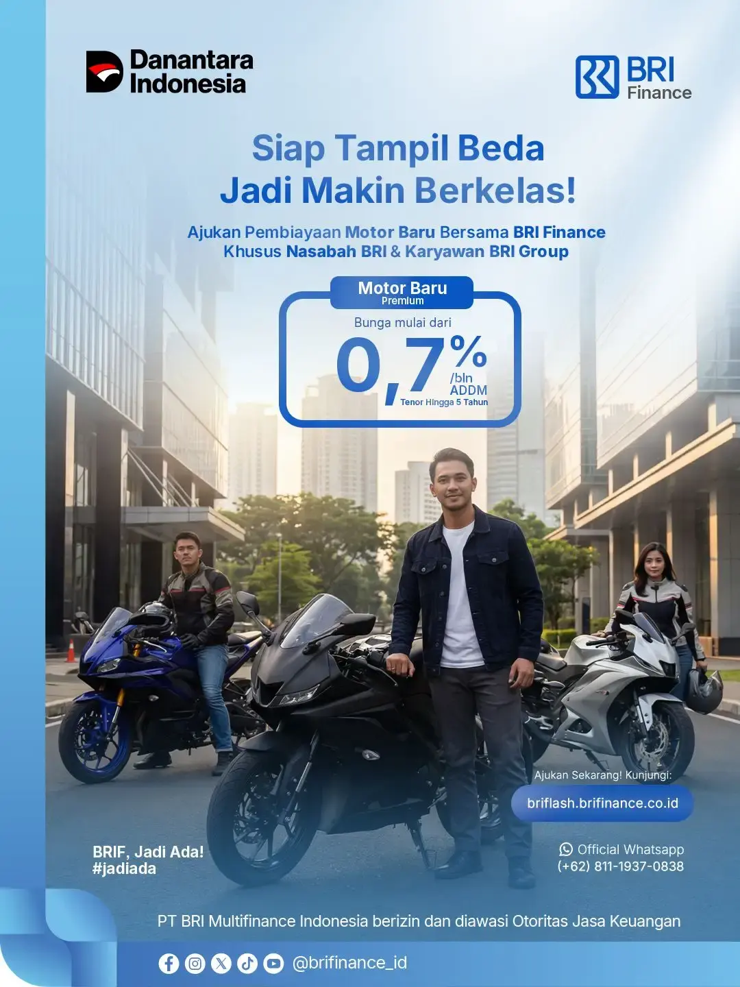 Dorong Akses Motor Premium, BRI Finance Tawarkan Skema Pembiayaan Mulai 0,7% Dorong Akses Motor Premium, BRI Finance Tawarkan Skema Pembiayaan Mulai 0,7%