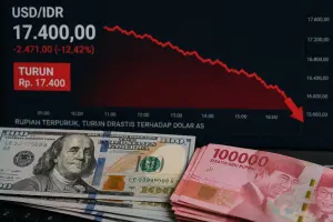 Ilustrasi kondisi saat ini, rupiah melemah./* (Foto: Ist)