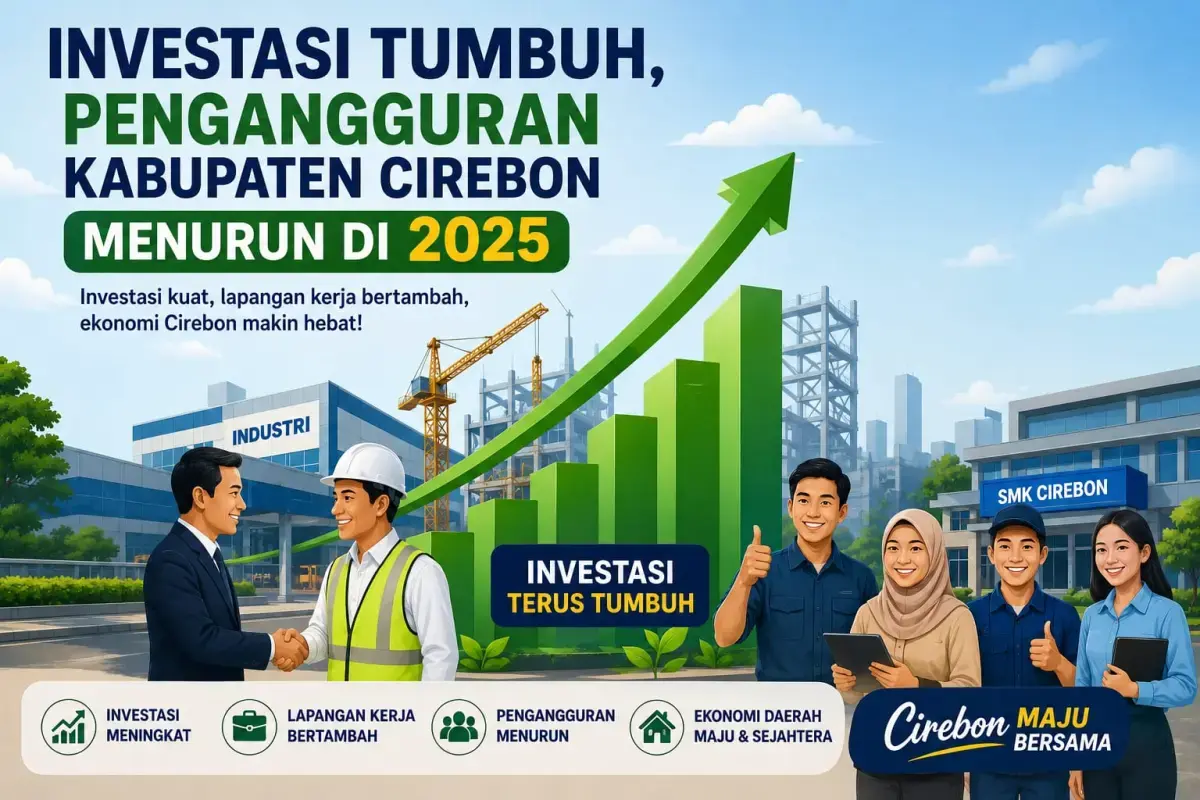Ilustrasi  Investasi yang terealisasi di Kabupaten Cirebon menunjukkan pertumbuhan yang signifikan dan tingkat pengangguran menurun./* (Foto: Ist)