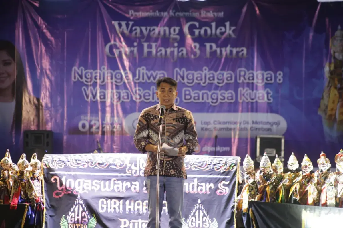 Wabup Jigus Apresiasi Acara Kesenian Rakyat Dan Cek Kesehatan Gratis di Desa Matangaji