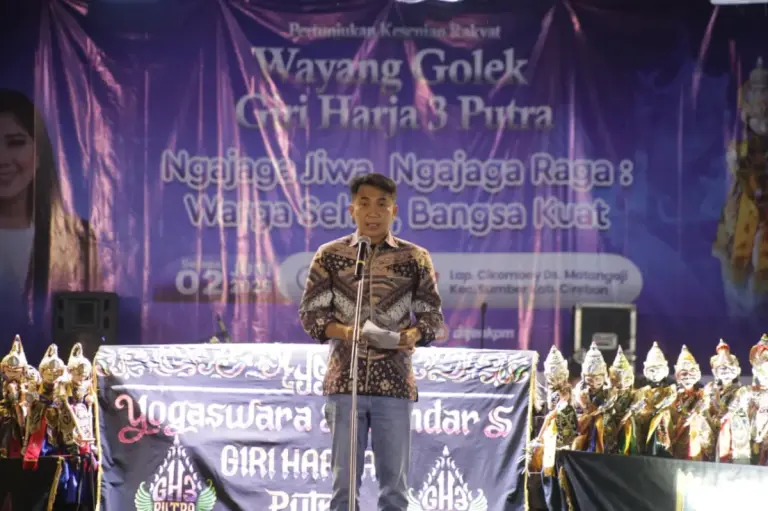 Wabup Jigus Apresiasi Acara Kesenian Rakyat Dan Cek Kesehatan Gratis di Desa Matangaji