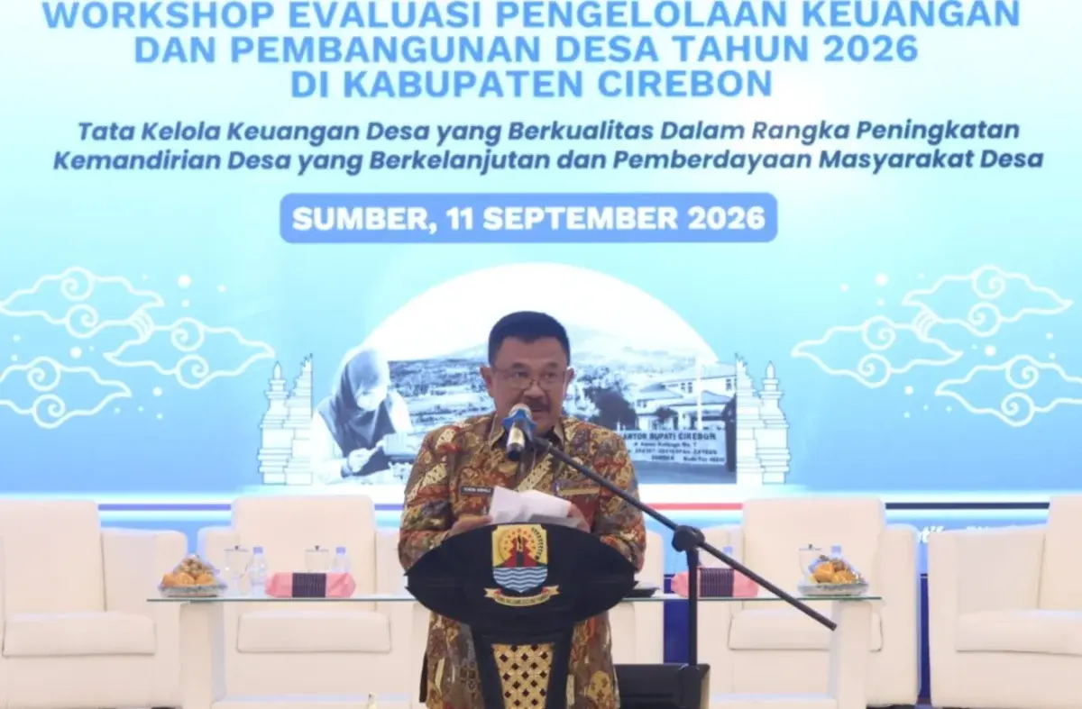 Caption : Setda Hendra Nirmala, workshop menjadi sarana strategis untuk meningkatkan kapasitas aparatur pemerintahan desa.