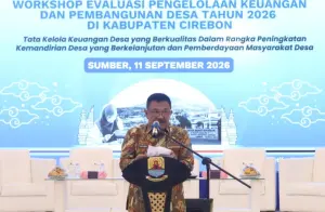 Caption : Setda Hendra Nirmala, workshop menjadi sarana strategis untuk meningkatkan kapasitas aparatur pemerintahan desa.